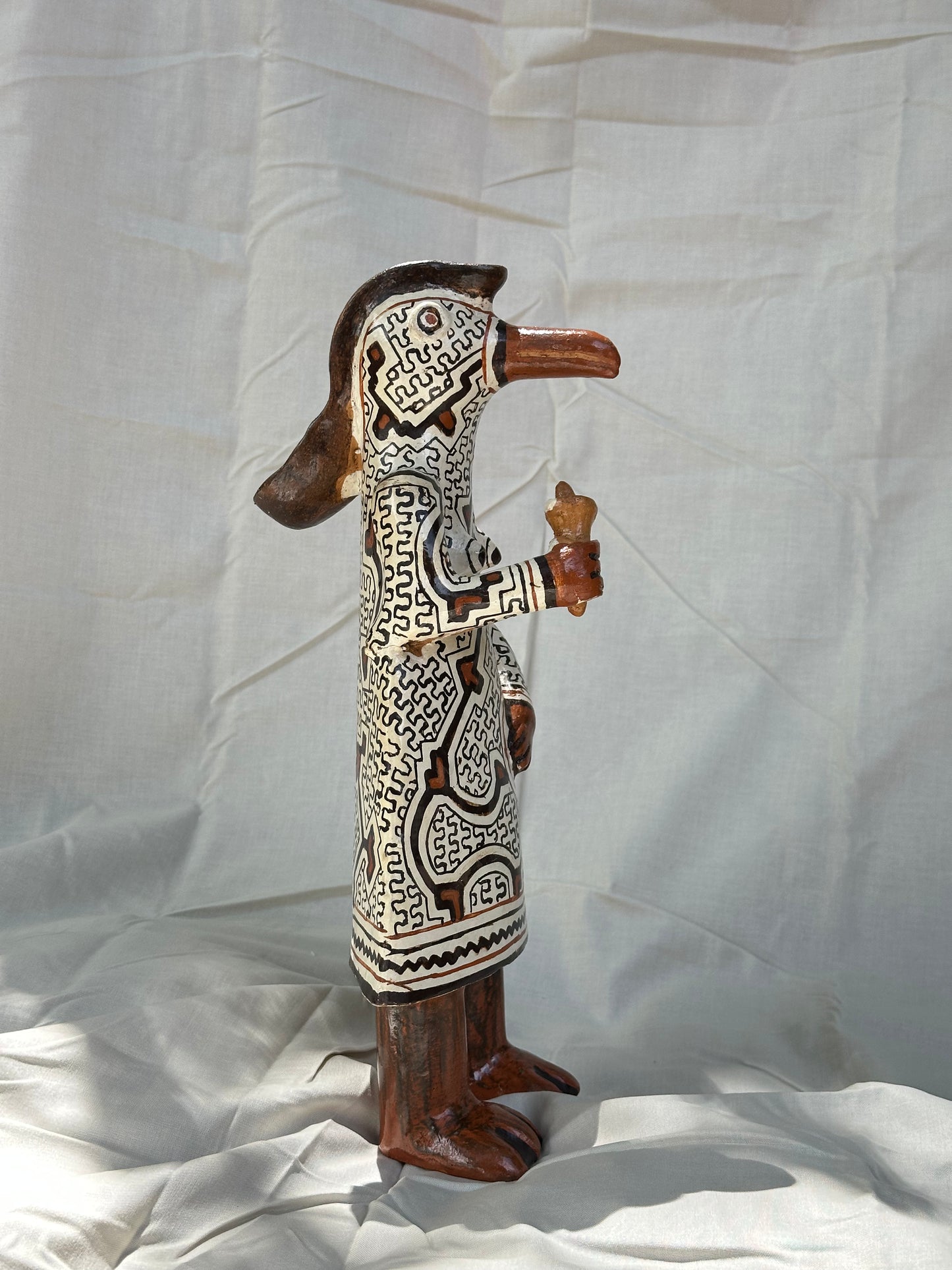 Shipibo Sculpture - Hummingbird