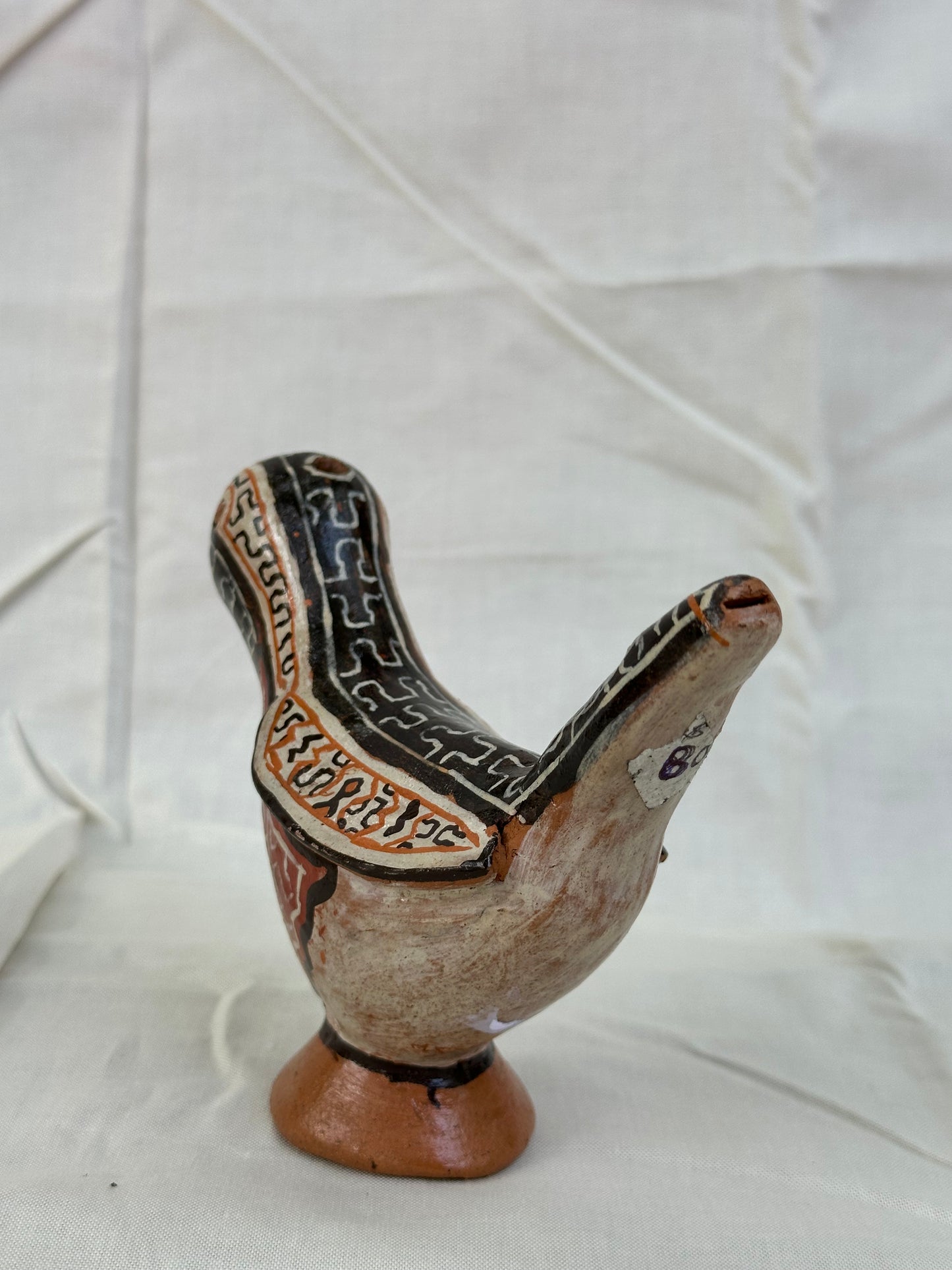 Shipibo Ceramic ~ bird whistle ~ 3 colors