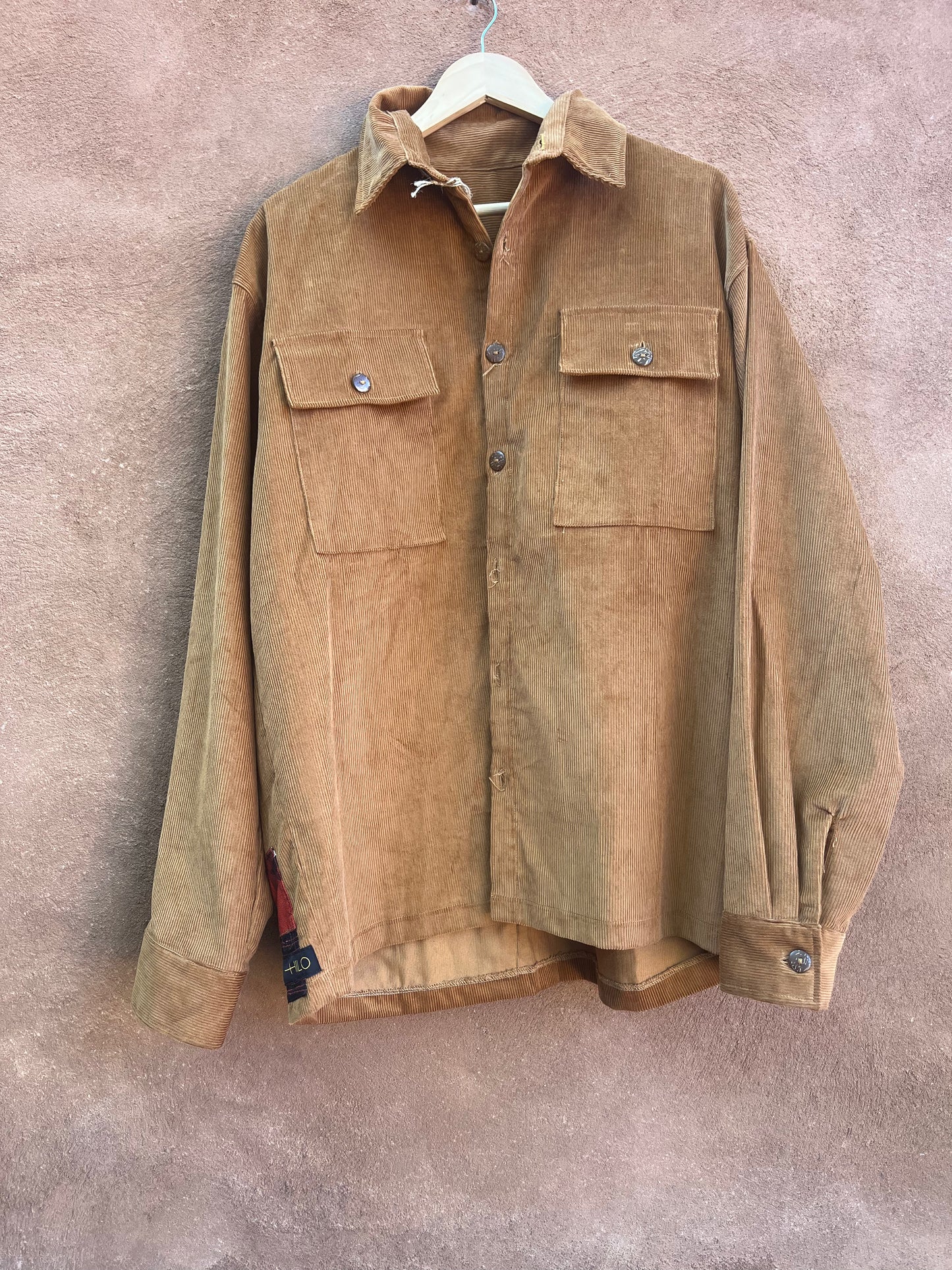 Brown Corduroy Shirt Jacket