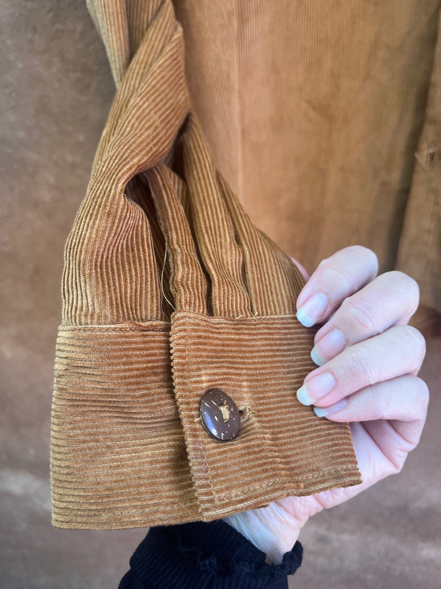Brown Corduroy Shirt Jacket