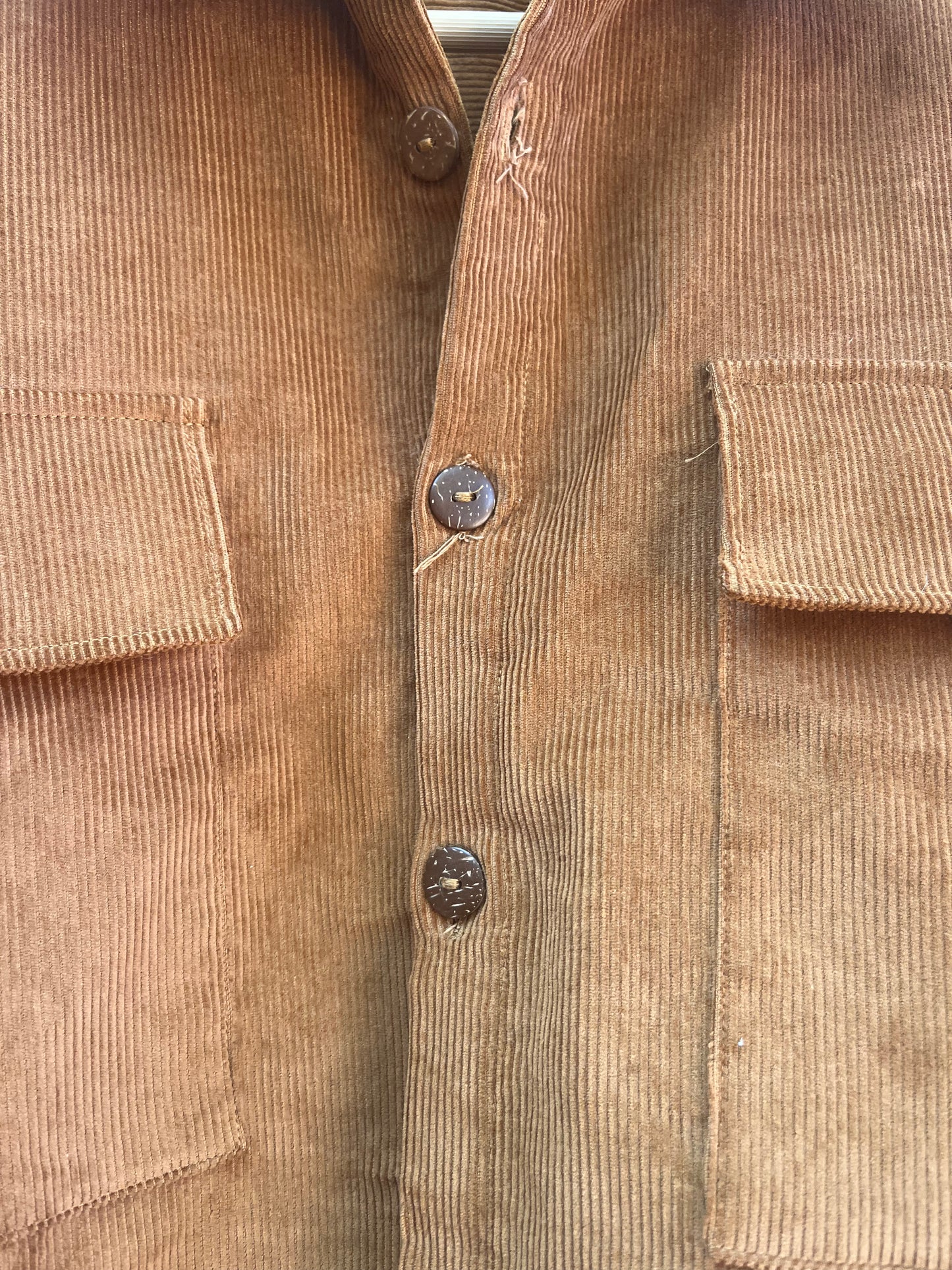 Brown Corduroy Shirt Jacket