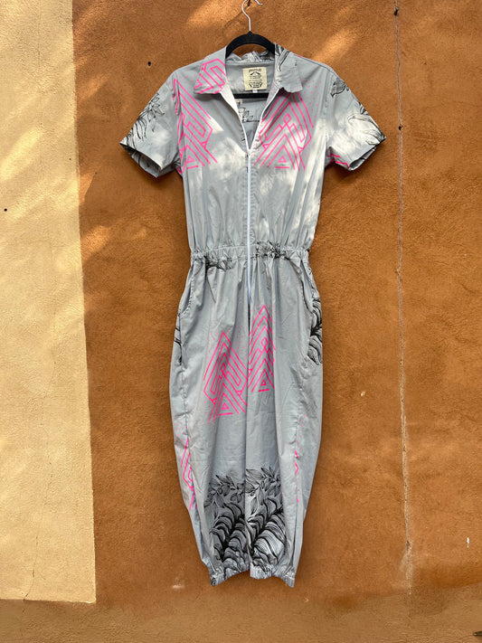 Screenprinted Jumpsuit ~ Medium
