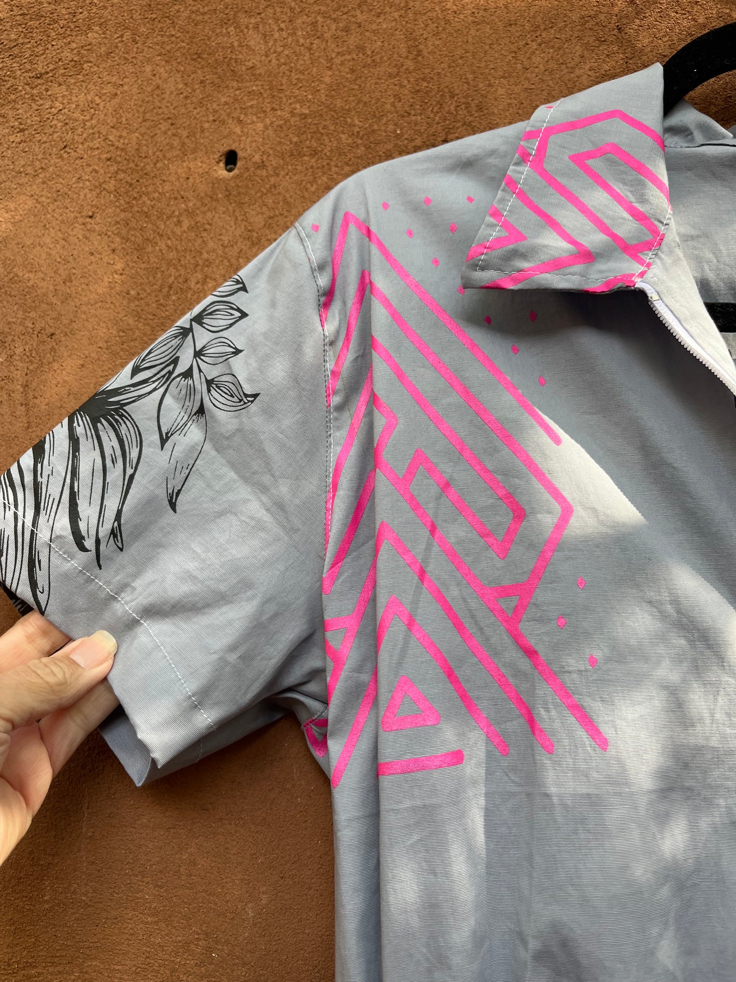 Screenprinted Jumpsuit ~ Medium