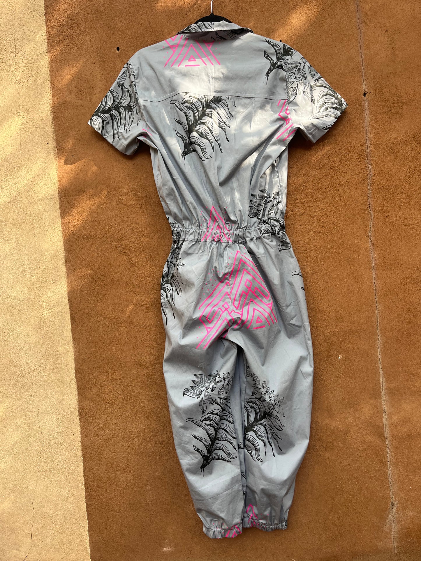 Screenprinted Jumpsuit ~ Medium