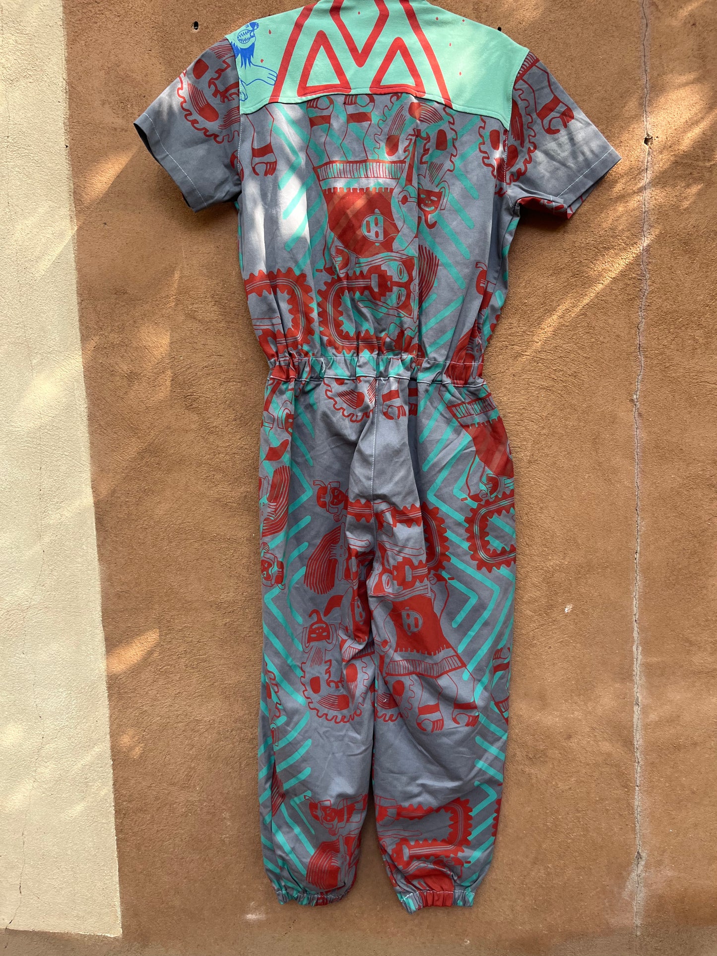 Screenprinted Jumpsuit ~ Medium