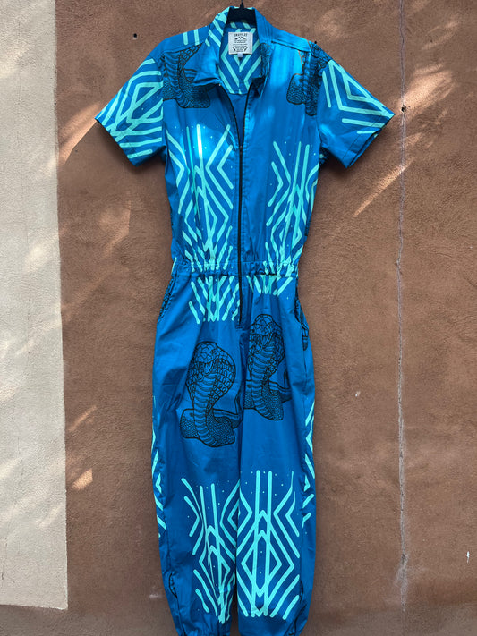 Screenprinted Jumpsuit ~ Large