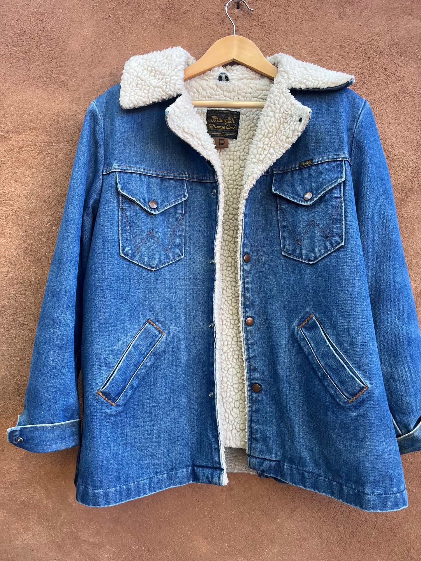 Vintage Levi’s jacket ~ Second-Hand Levi denim jacket with an original handwoven back panel.