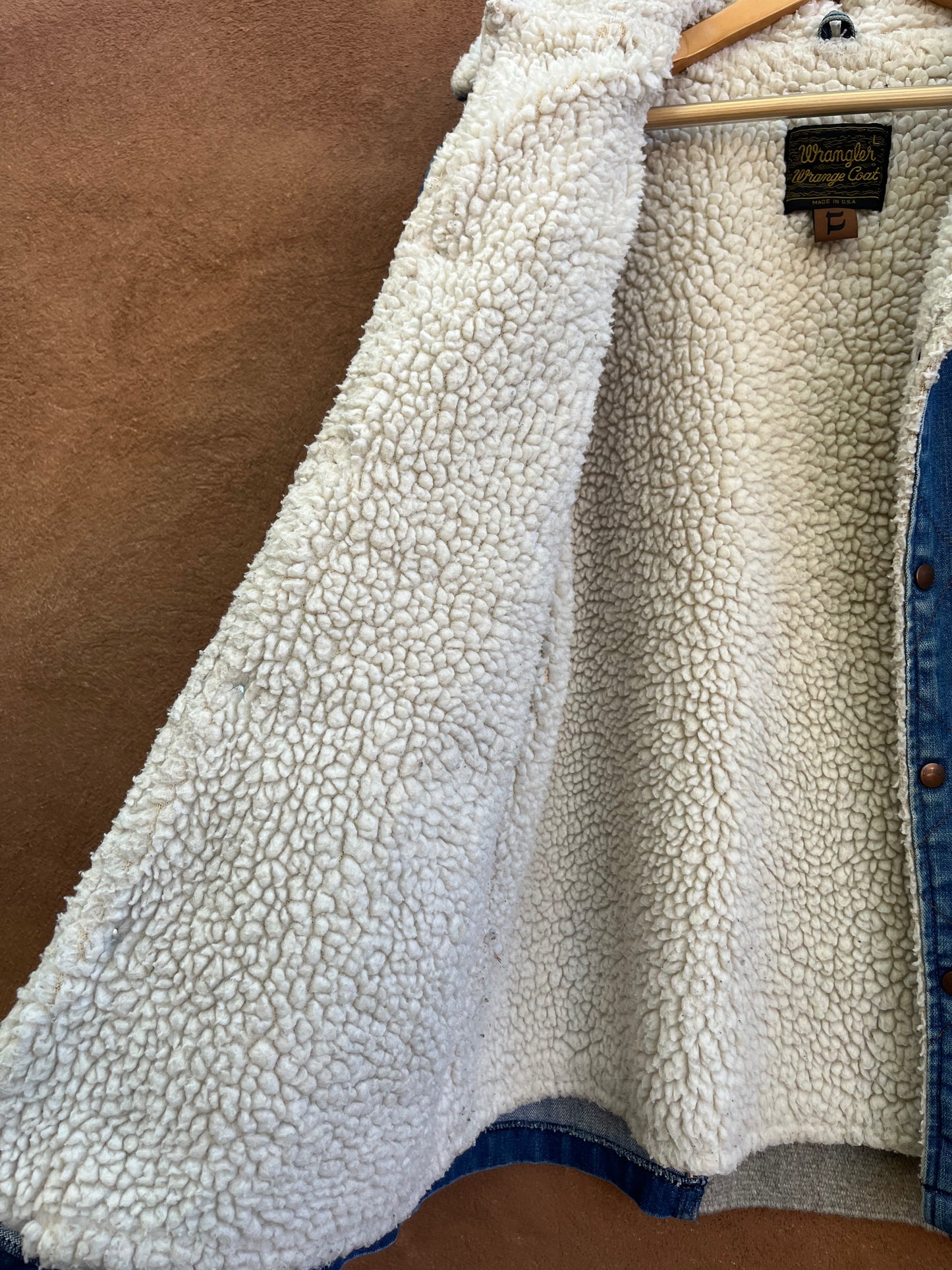 Vintage Levi’s jacket ~ Second-Hand Levi denim jacket with an original handwoven back panel.