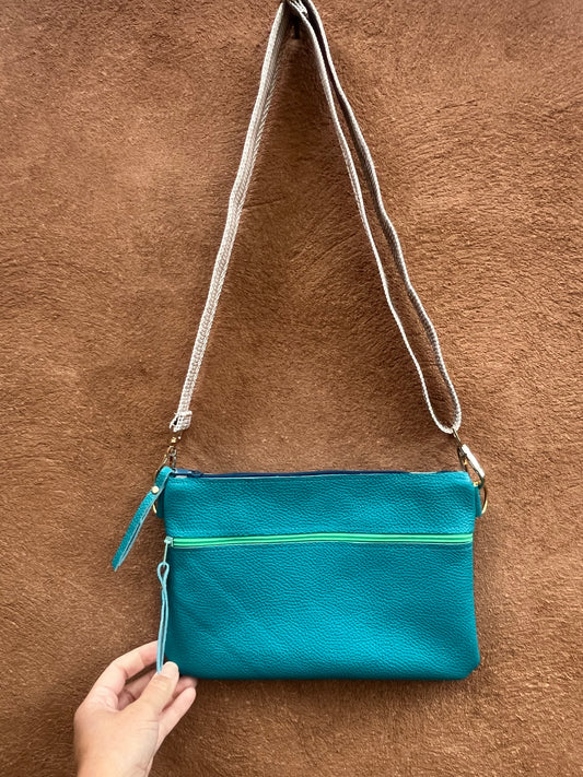 Crossbody Bag - Solid ~ Turquoise