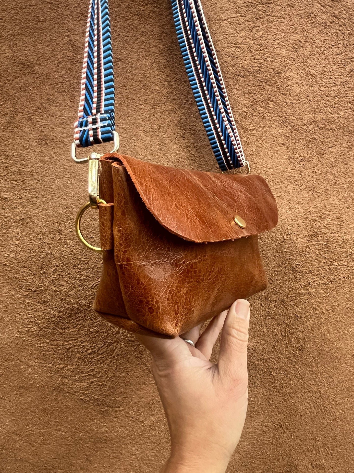 Crossbody Bag - Brown Leather