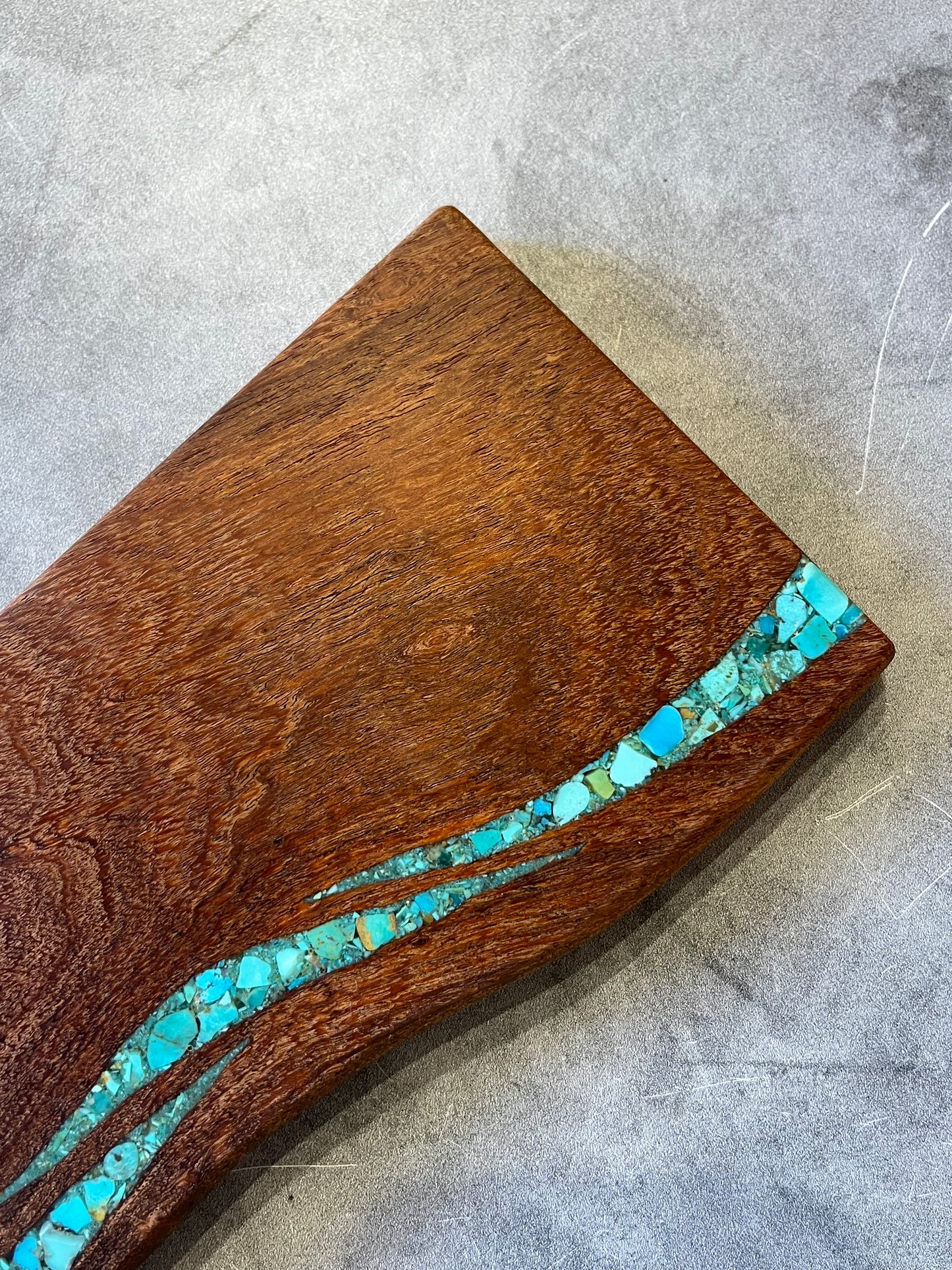Magnetic Knife block ~ Kingman turquoise