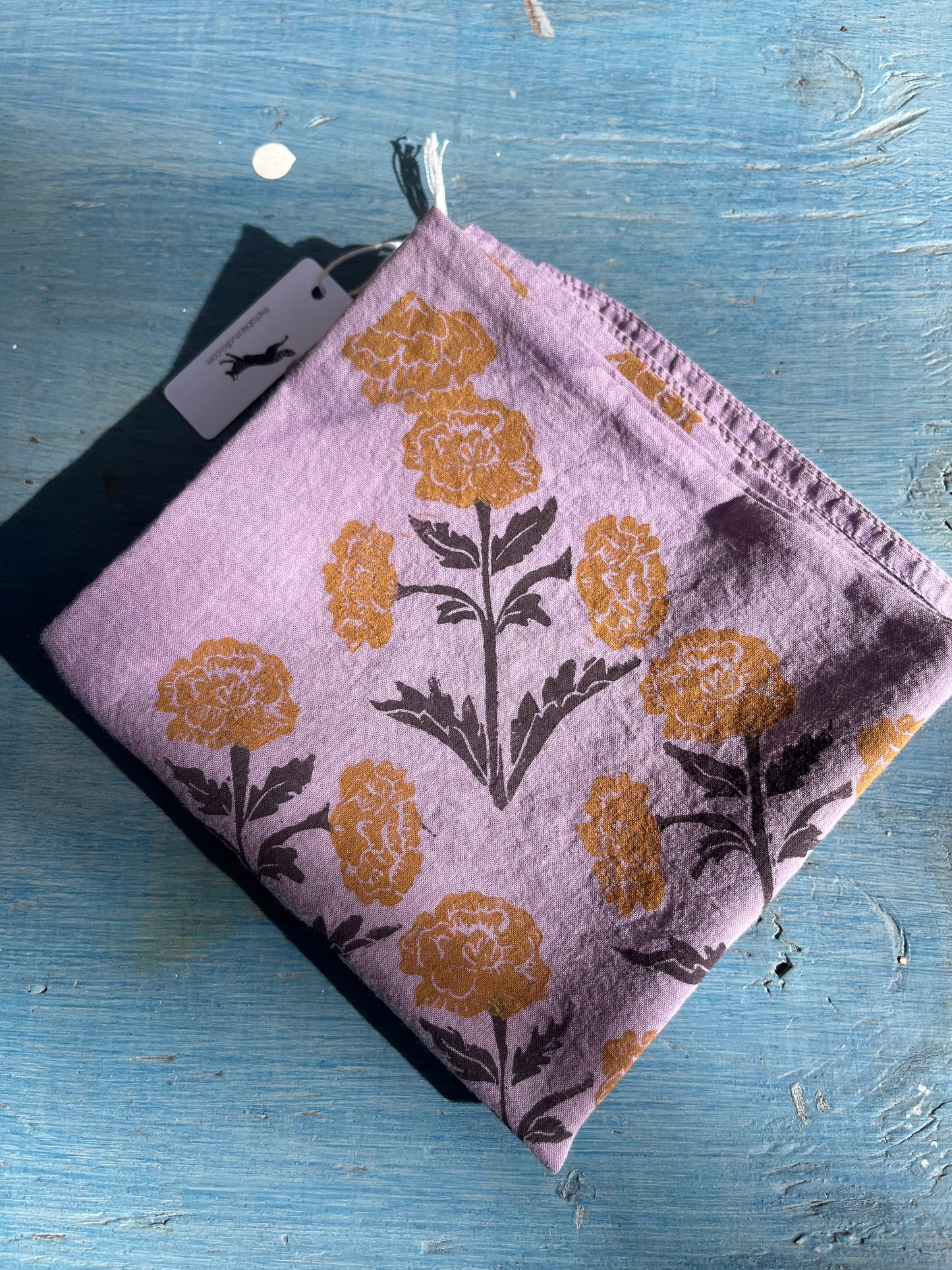 Hand-dyed bandana - Purple