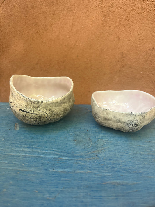 Influx Ceramics ~ Pinch Pot Pink ~ 2 sizes