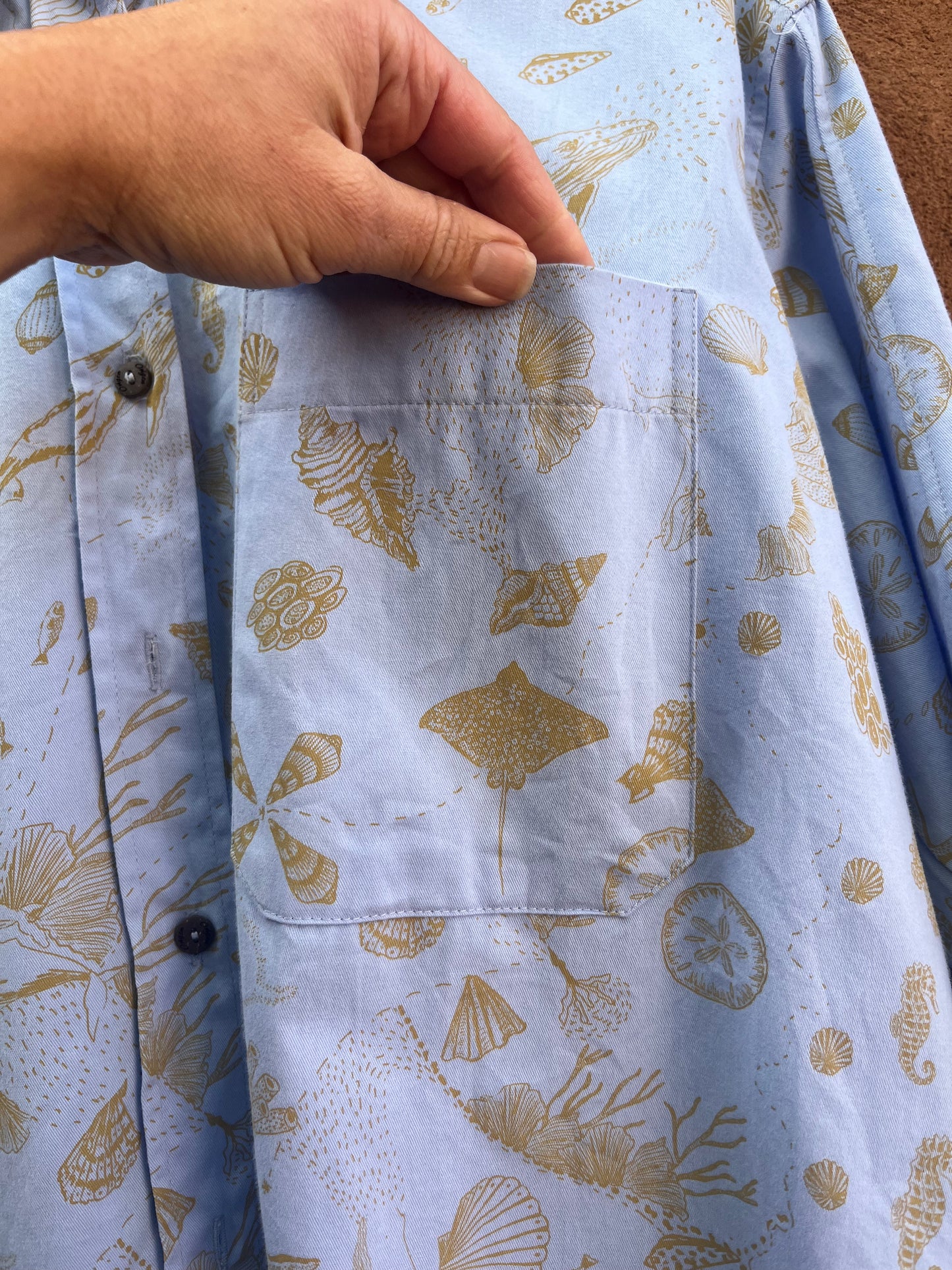 Long Sleeve Tunics - Marine Life - 100% cotton