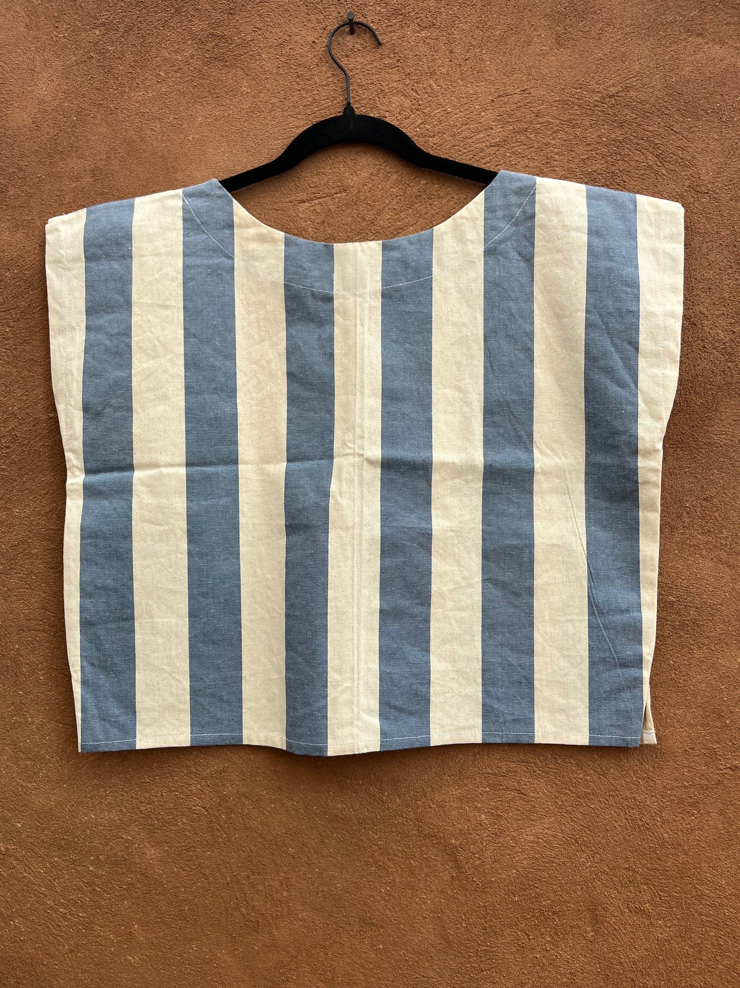 Screenprinted Box top ~ Med ~ Tocuyo ~ 100% Raw cotton