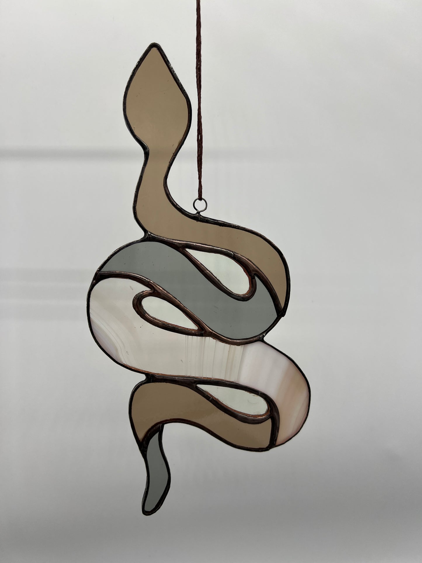 Snakes - stained glass