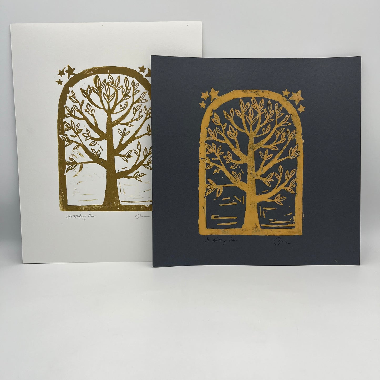The Wishing Tree Block Print - 11” x 14”