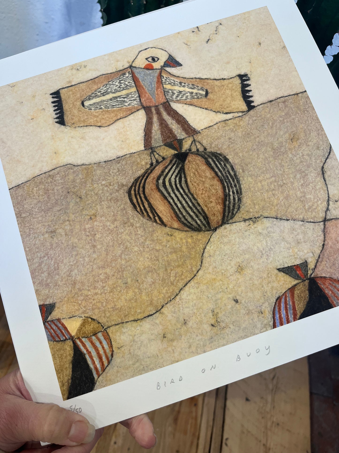 Bird on Buoy - Limited Edition - Print 12”x12”