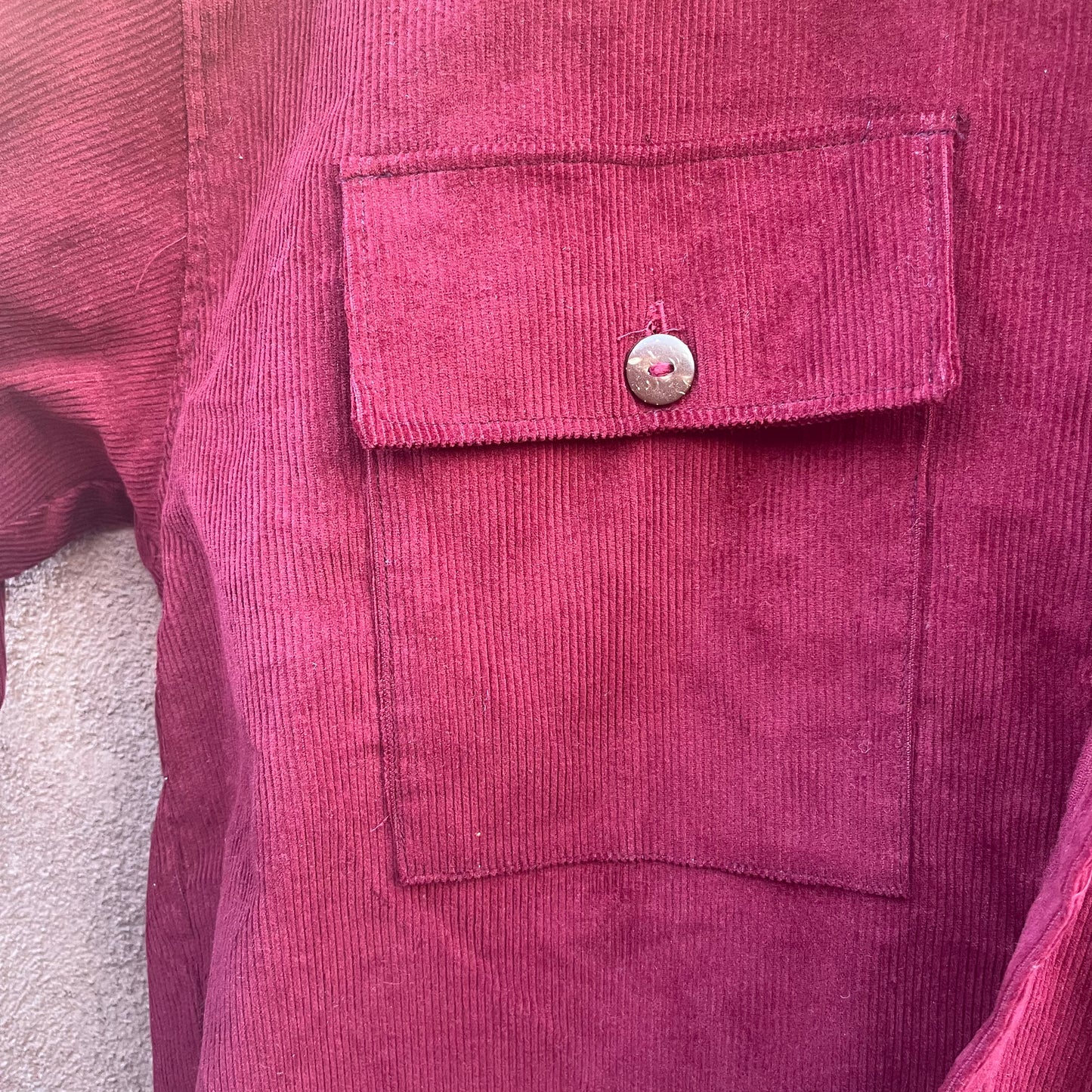 Shirt Corduroy - Blazer - Maroon