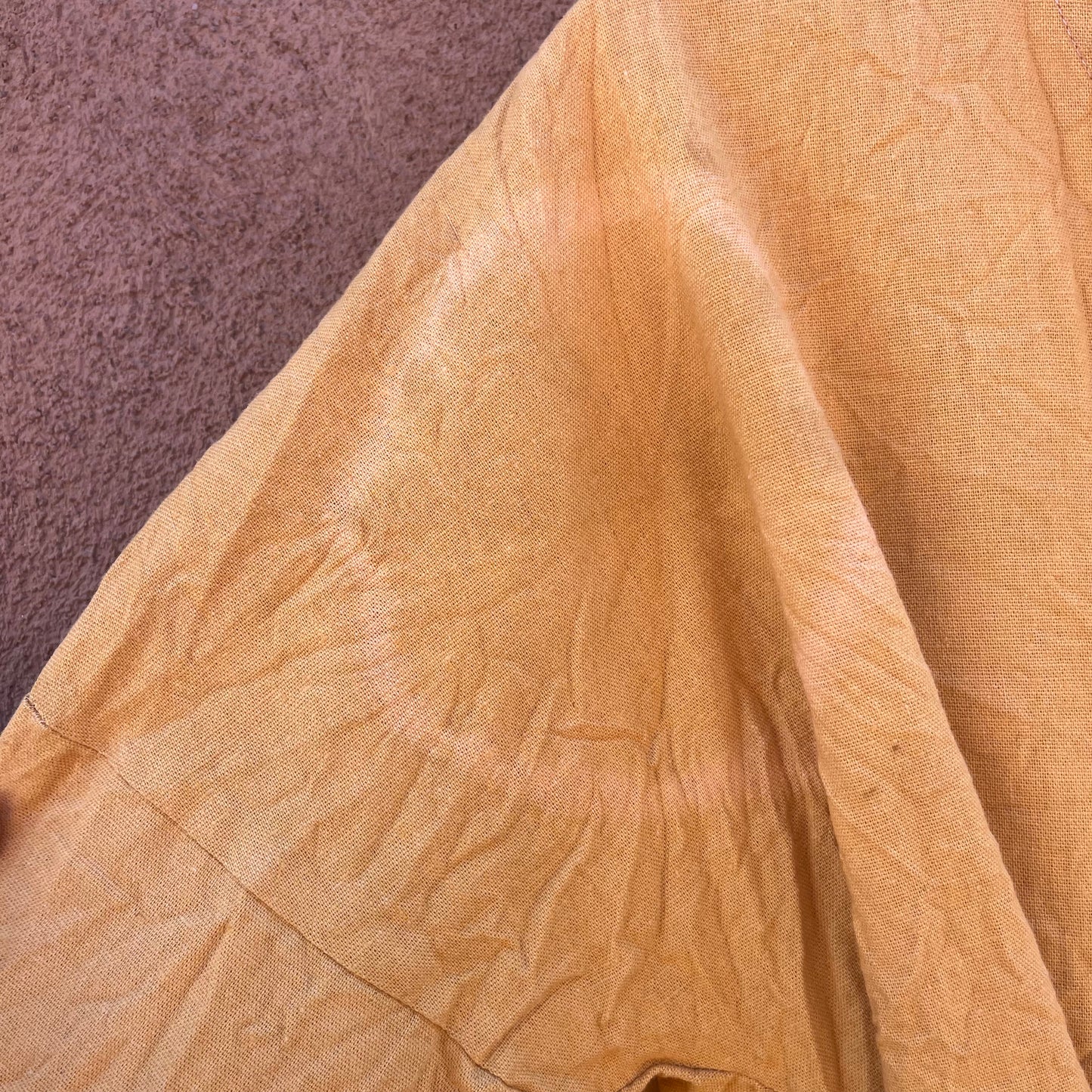 Yellow Linen Wrap Top - Medium