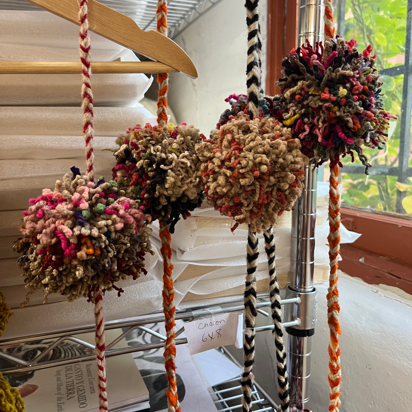 Pompoms - hanging decoration