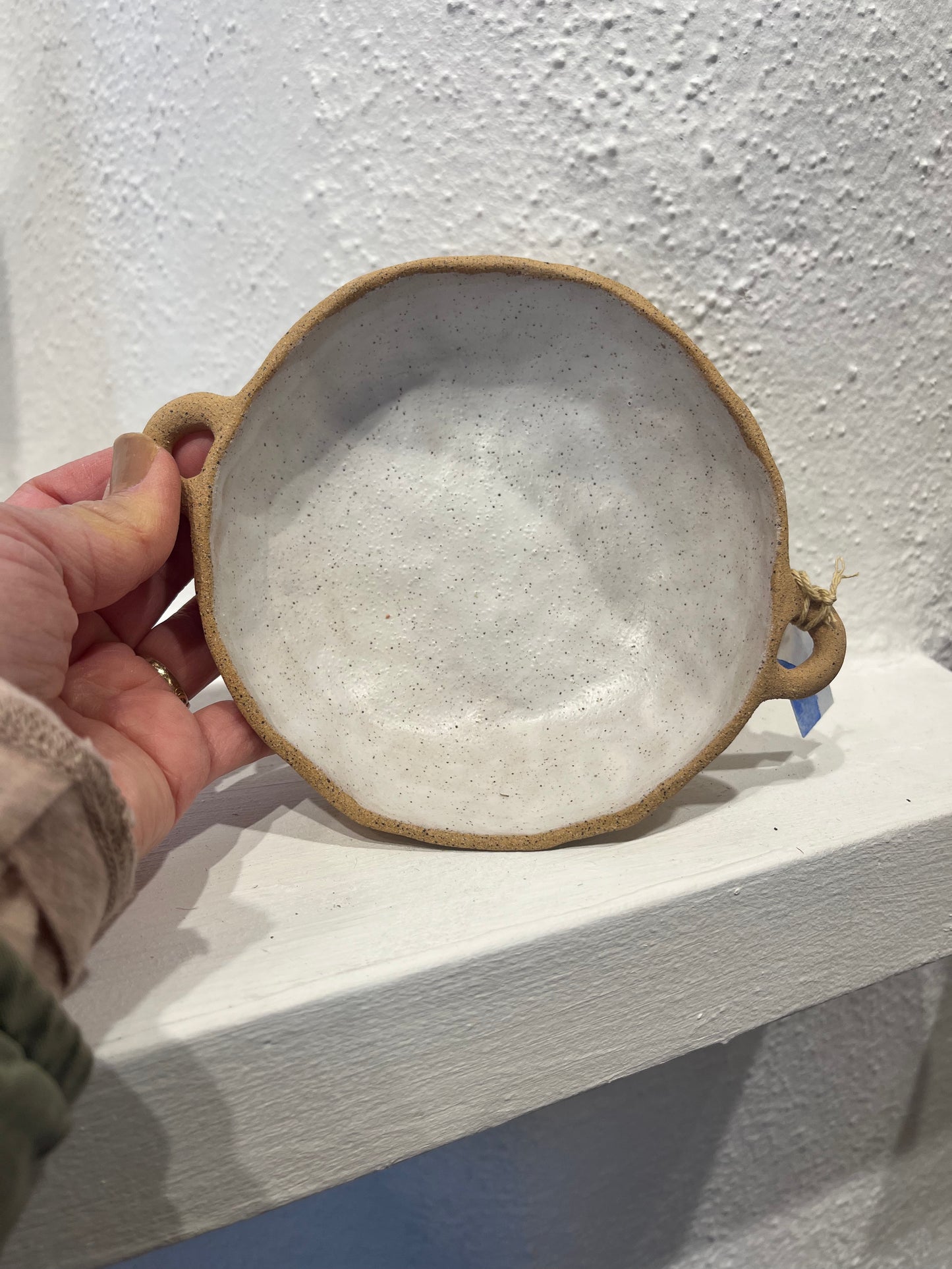 Bowls with handles ~ Speckled