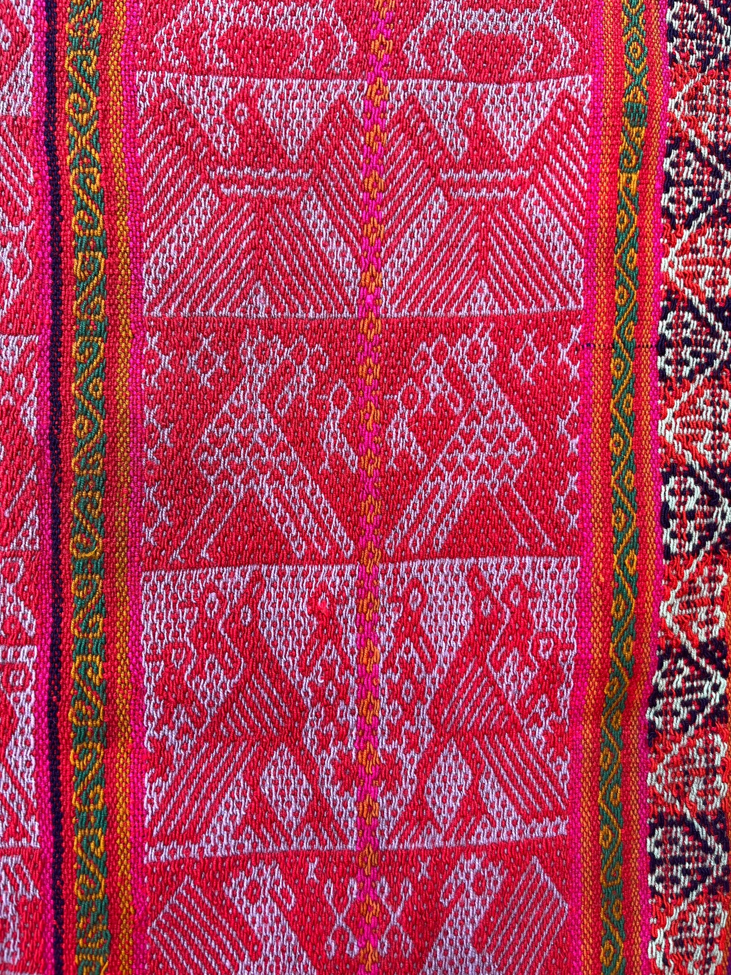 Antique Aguayo Blanket ~ Andean textiles