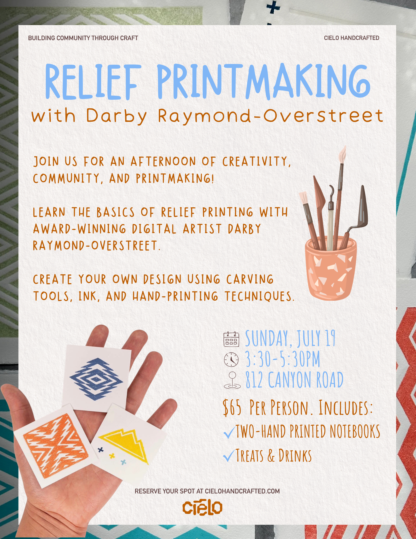 Relief Printmaking with Darby Raymond-Overstreet