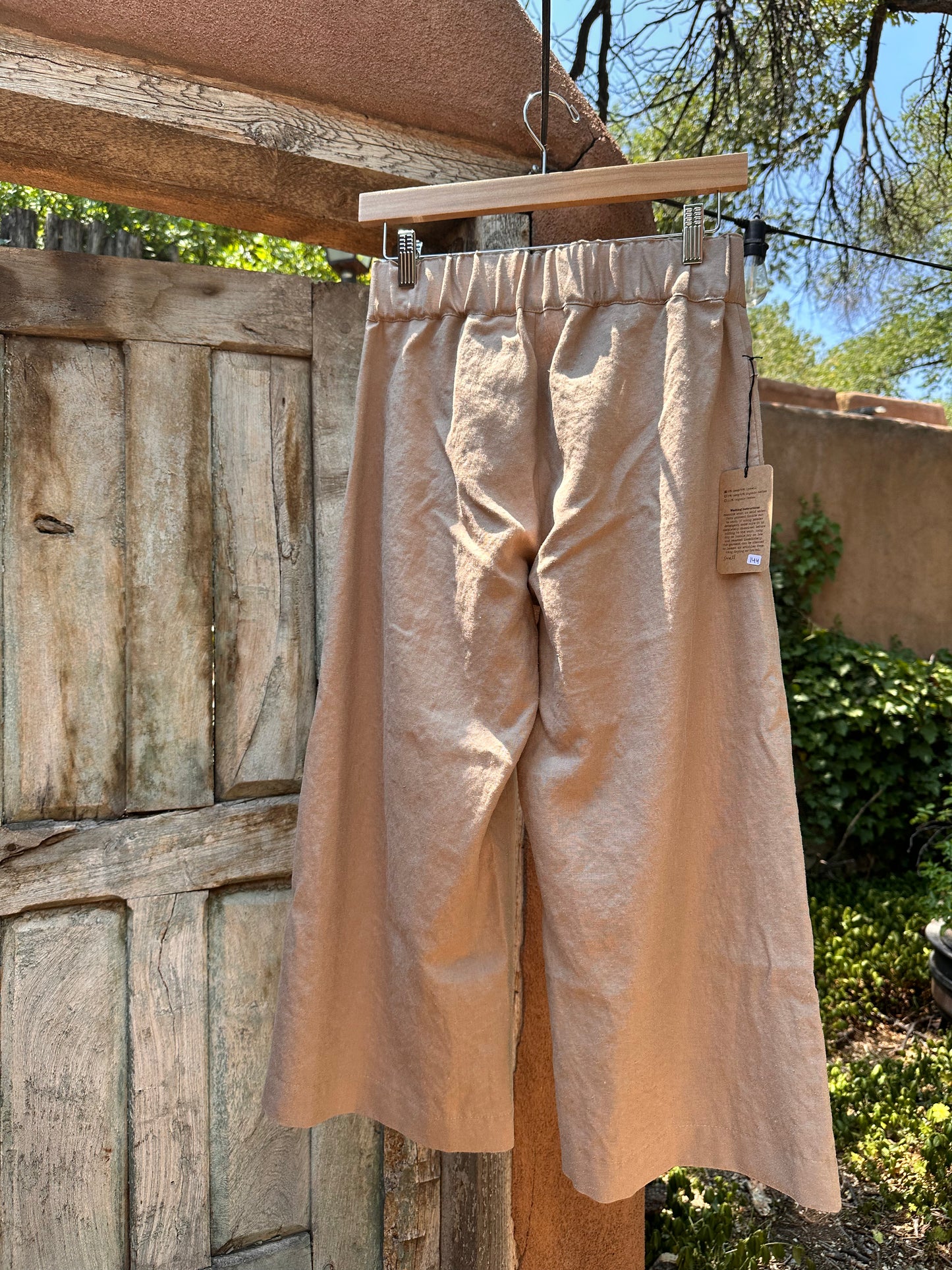 Culotte Pants ~ Hemp & Lyocell ~ Sand