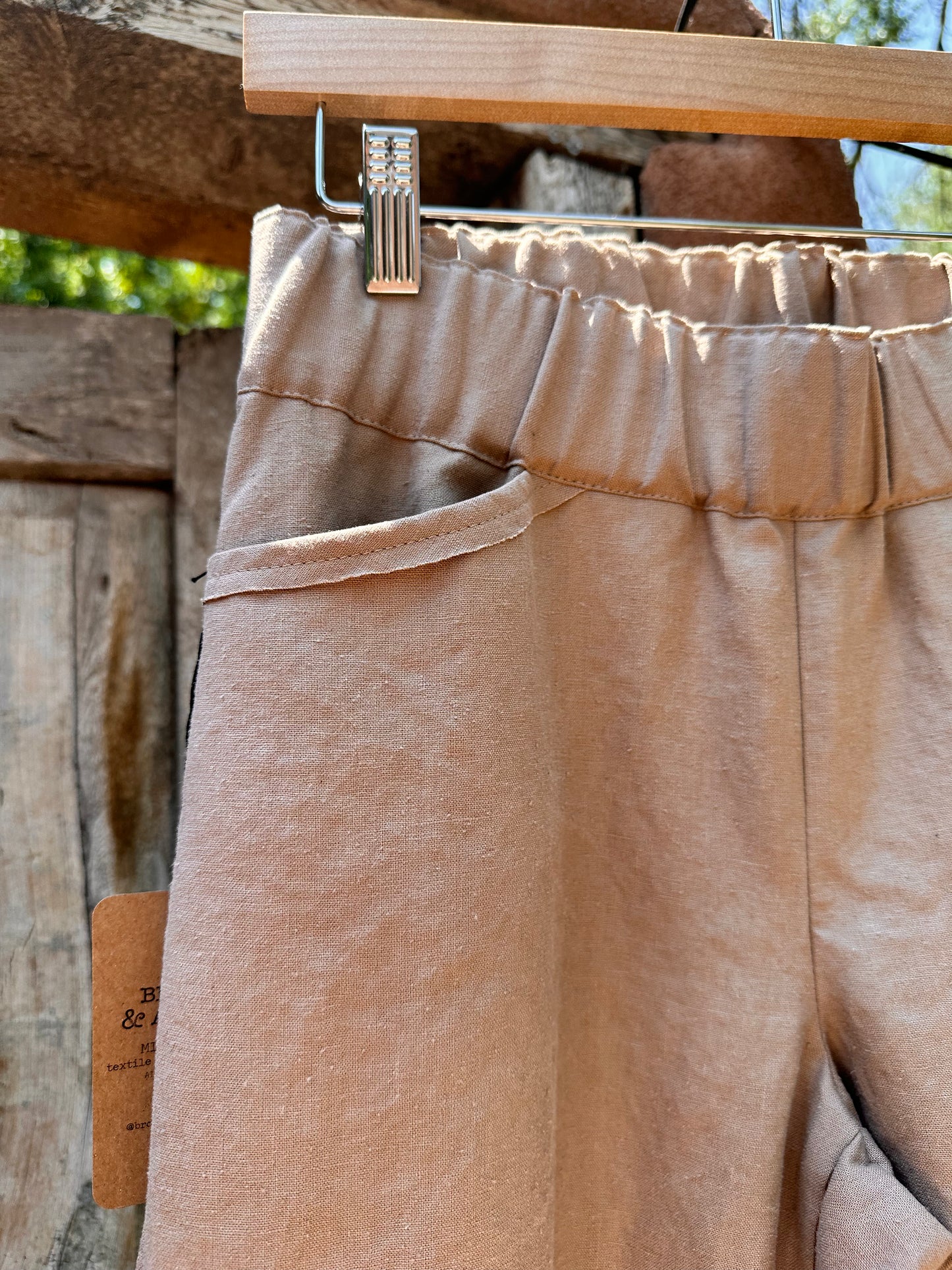 Culotte Pants ~ Hemp & Lyocell ~ Sand