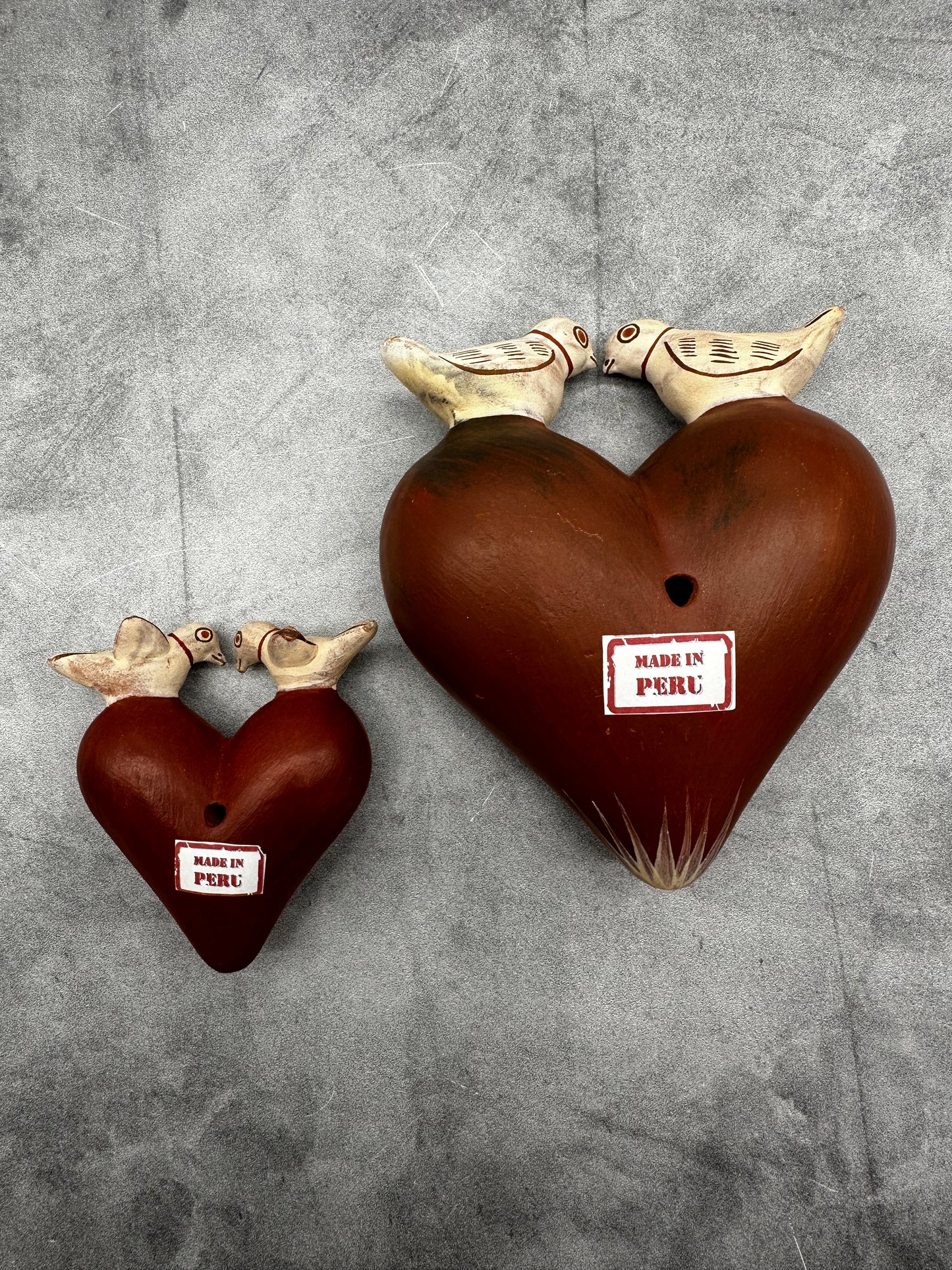 Little heart with birds - wall