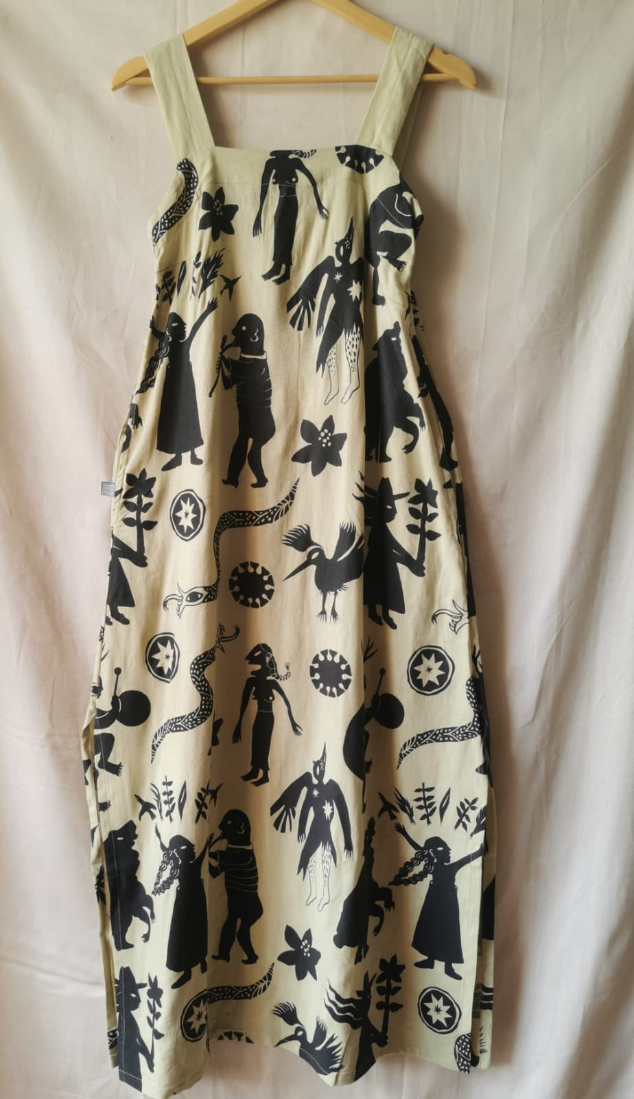 Maxi Dress • Small • Screen Printed Wearable