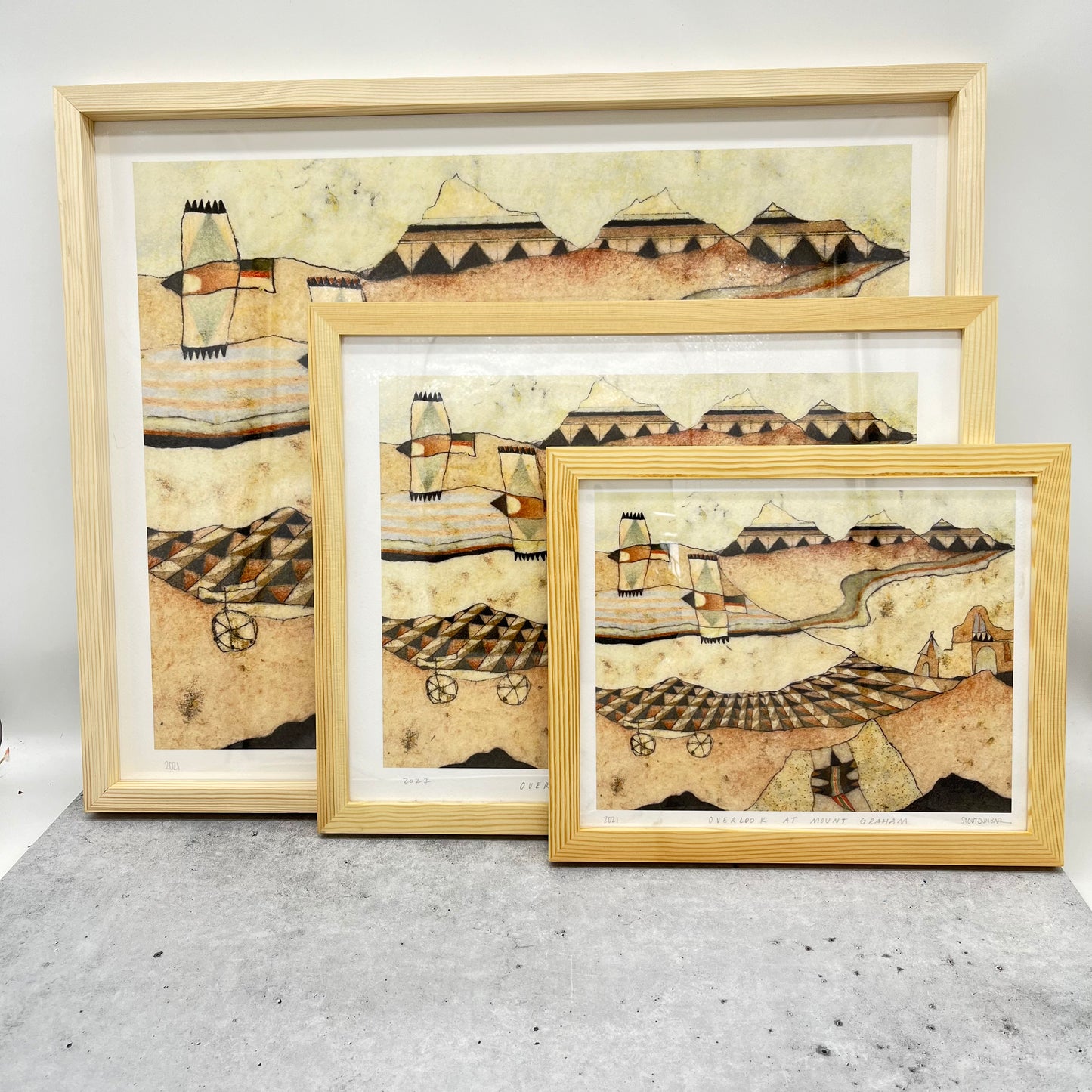 Overlook at Mount Graham - Print