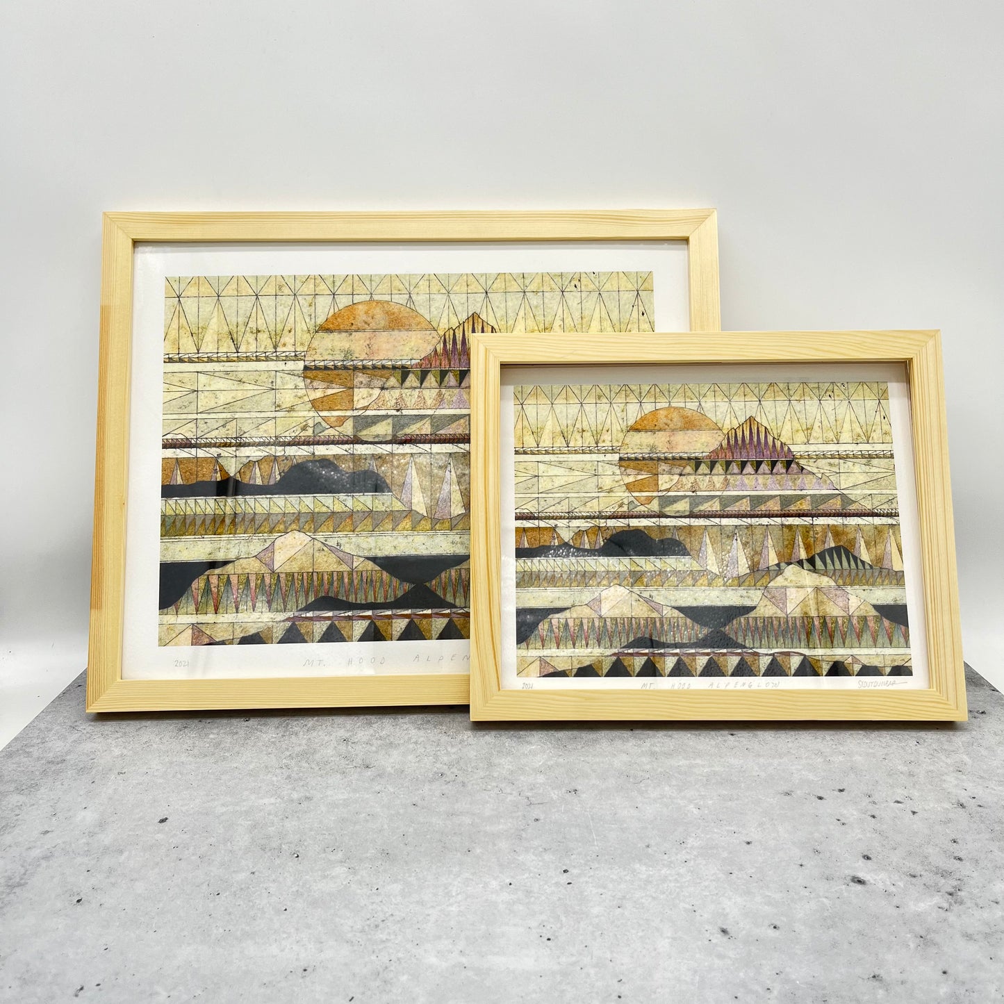 MT Hood Alpen Glow - Print