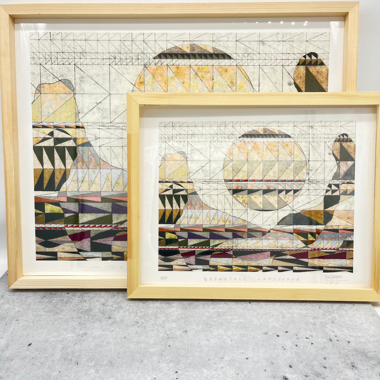Geometric Landscape - Print