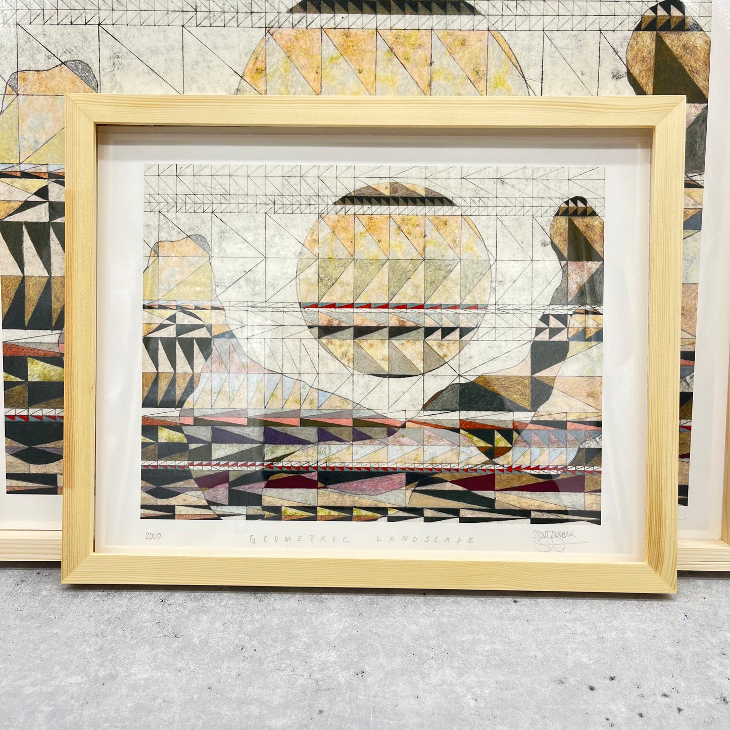 Geometric Landscape - Print