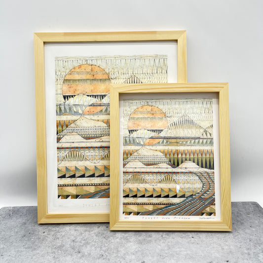 Sunset Over Picacho - Print