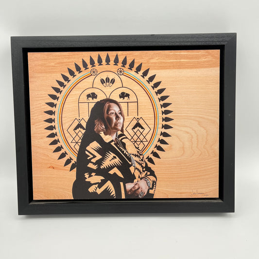 Hope ~ Print on Wood - framed