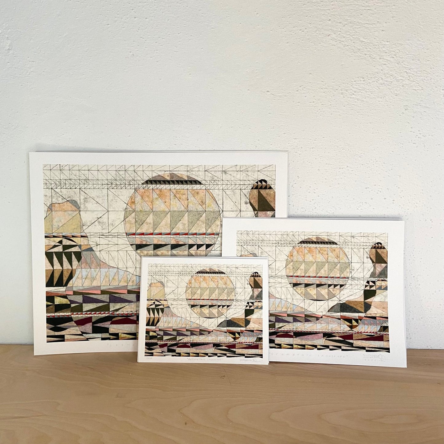 Geometric Landscape - Print