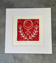 Load image into Gallery viewer, Spirit Wand - 8x8 and 12x12 Block Print
