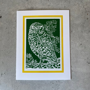 “Burrowing Owl" ~ Blank Notecards ~ 6 of same image