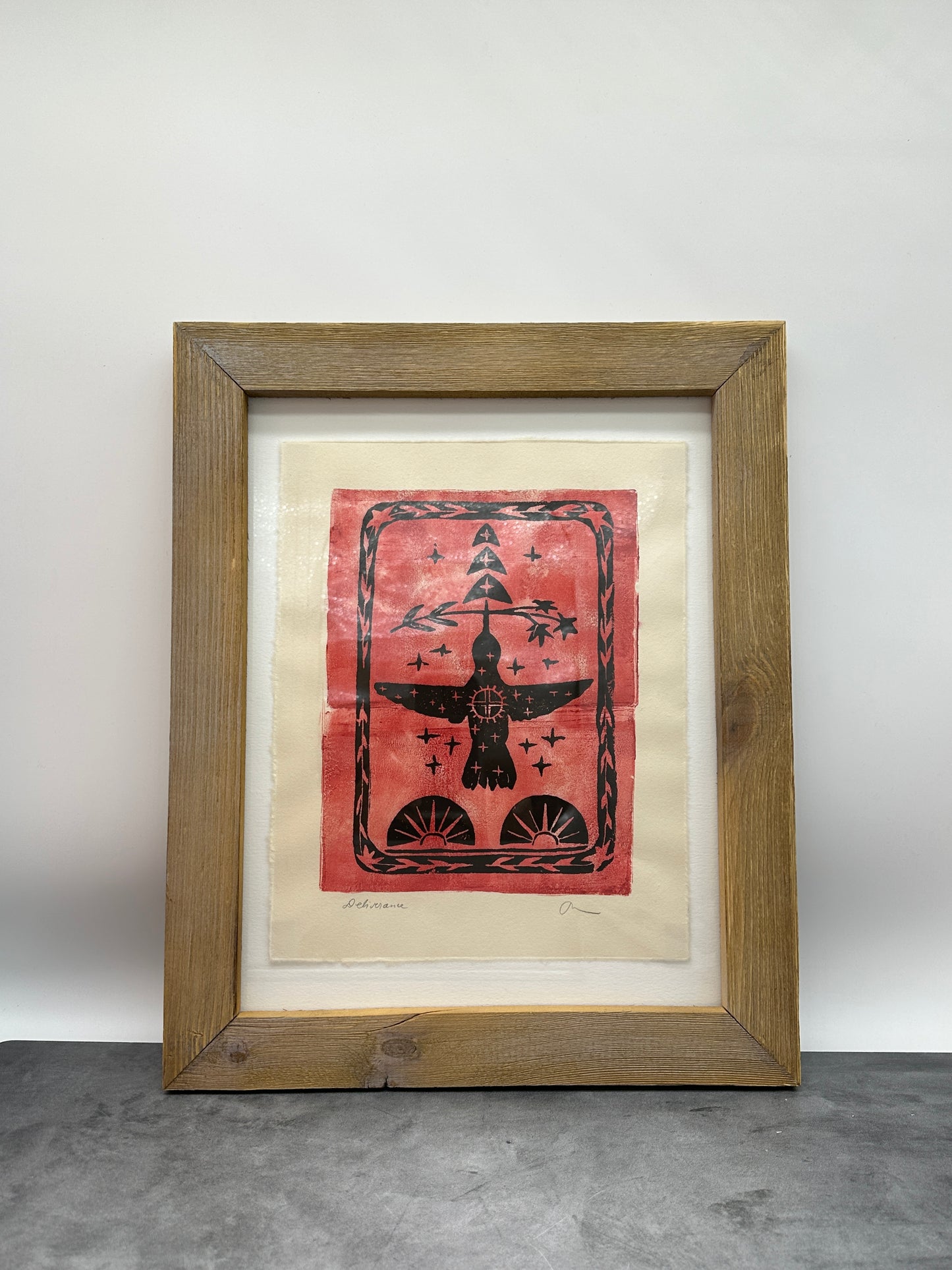 Deliverance ~ Monotype/Blockprint
