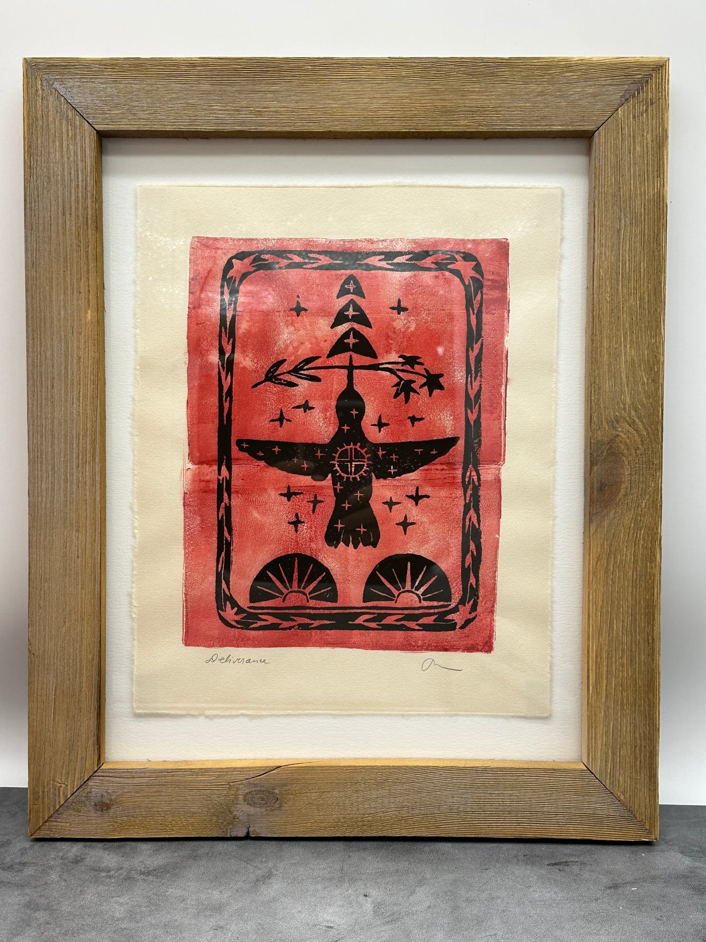 Deliverance ~ Monotype/Blockprint
