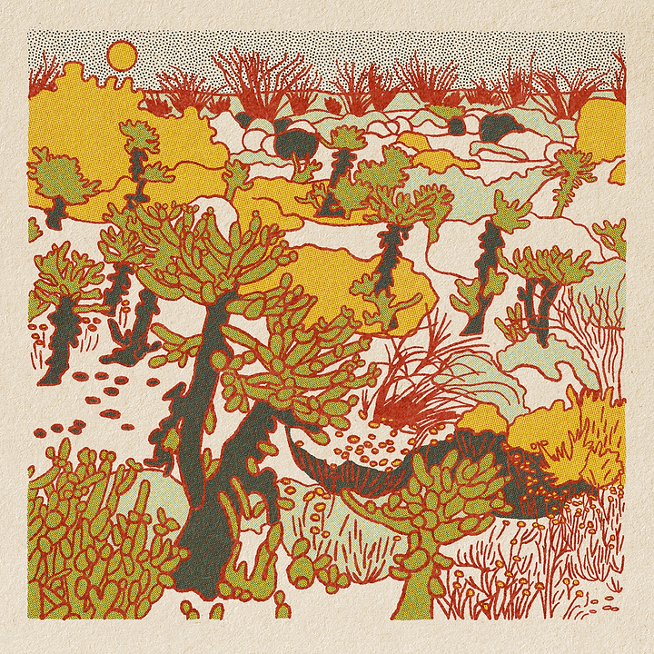 Desert Mountain #10 12 x 12 print