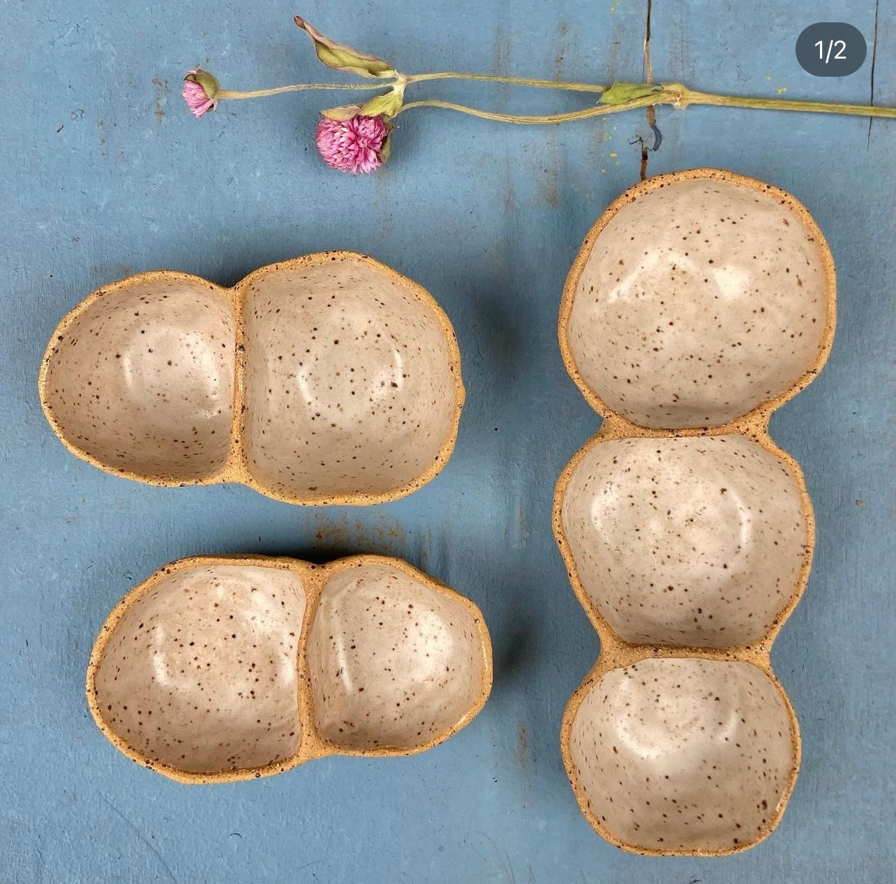 Off White Speckled - Spice trays - three versions