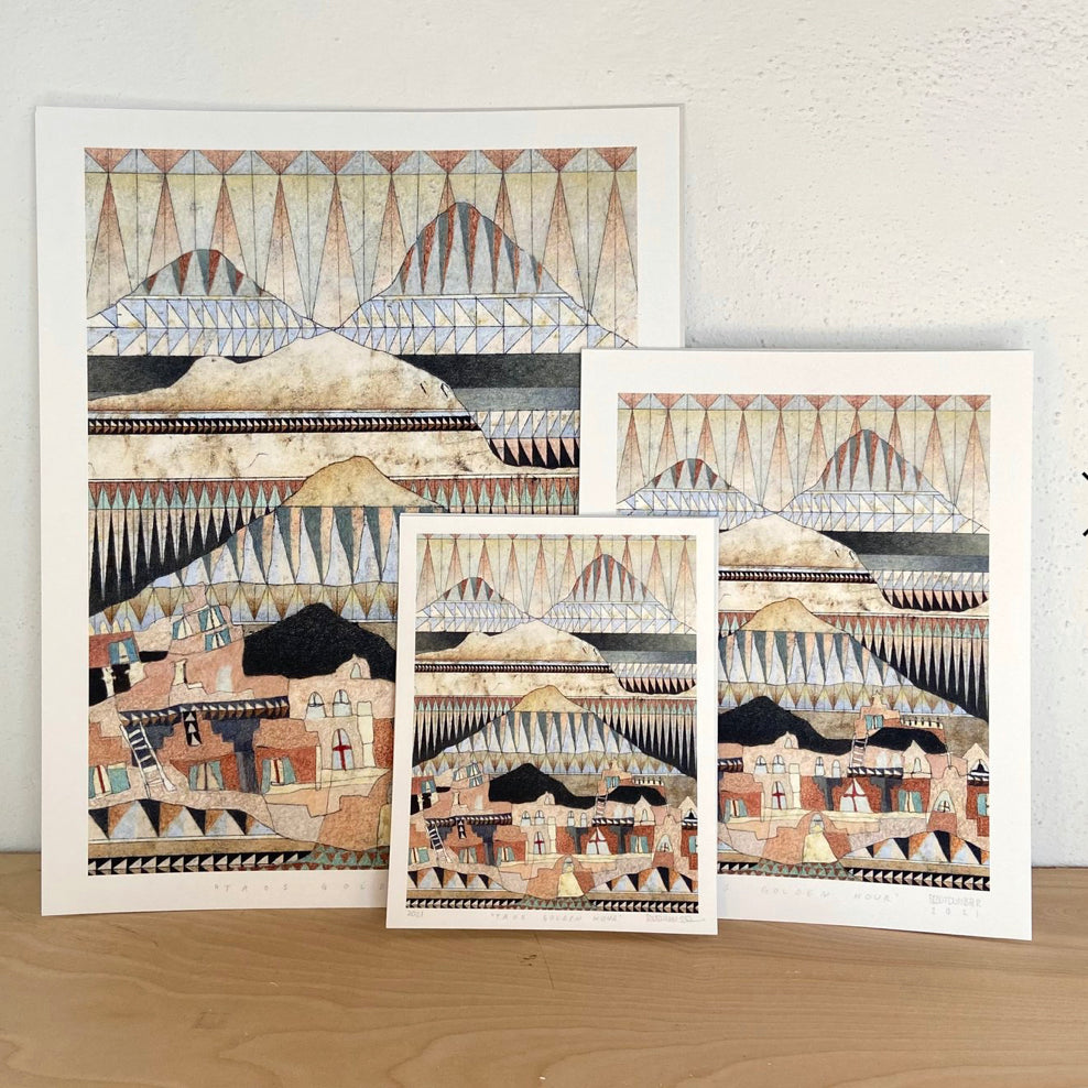 #27 - Taos Golden Hour - Print