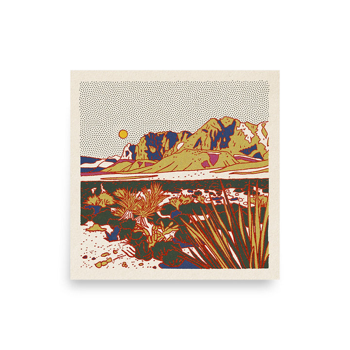 Desert Mountain #06 12 x 12 print