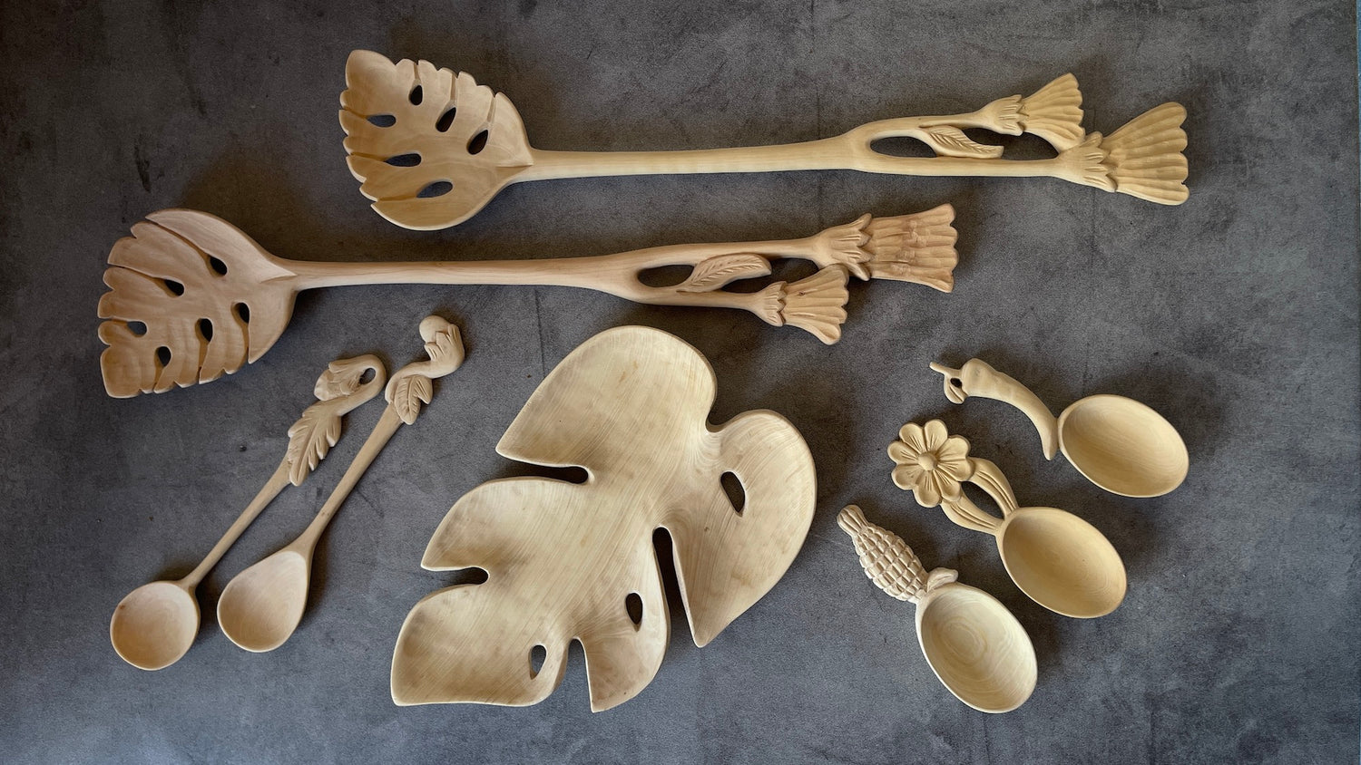 Ciprian Woodcarving - Utensils from Peru