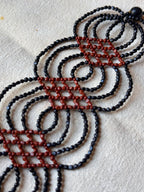 Bracelet Ikish - Black and Terracota