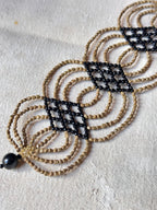 Bracelet Ikish - Sand & Black